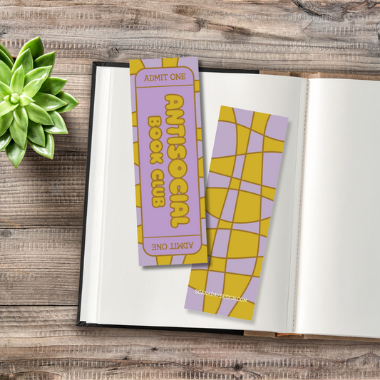 Antisocial Book Club Bookmark